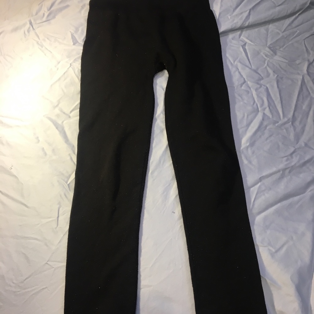 Black legging type pants